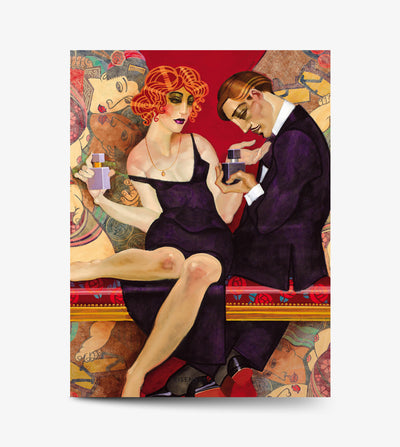 Foulard en soie - LE PÉCHÉ